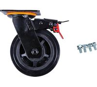 KS TOOLS Roulette pivotante pour servante d'atelier P45, vis incluses 873.7014-R012P