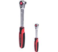 KS TOOLS SlimPOWER Jeu de cliquets réversibles, 2 pces 1/4"+1/2 920.0002