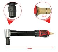 KS Tools SlimPOWER Mini meuleuse d'angle à air comprimé, 18 000 tr/min
