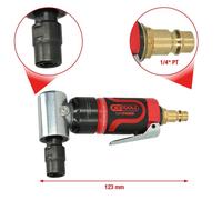 KS Tools SlimPOWER Mini meuleuse d'angle à air comprimé, 19.000 tr/min