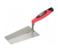 KS Tools Truelle italienne carrée 144.0222 – lame acier, manche bi-composant 180 mm