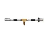 KS Tools Tuyau de raccordement de manomètre KS Tools avec raccord de tuyau 1/4" pour utilisation universelle avec raccords de tuyau haute pression 3/8" et 5/16". Quantité:1
