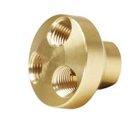 KS TOOLS Werkzeuge-Maschinen GmbH Distributeur triple d'air comprimé en laiton 1/4, 41mm (515.3375)