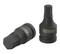 KS TOOLS Werkzeuge-Maschinen GmbH Douille Power Bit 3/8 pour vis à six pans creux, courte, 6 mm (515.1589)