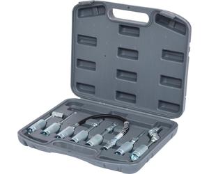 KS TOOLS Werkzeuge-Maschinen GmbH Fettpressen-Adapter-Satz, 7-tlg (980.1100)