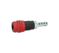 KS TOOLS Werkzeuge-Maschinen GmbH Raccord de sécurité à air comprimé à 2 étages avec embout de tuyau, 11 mm (999.9097)