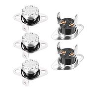 KSD301 Thermostat 45 ° C 10A Normalement Ouvert N.0 Ajuster Interrupteur De Contrôle De Limite De Disque Snap Thermostat Micro-ondes Interrupteur Thermique 5 pcs