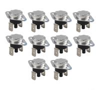KSD303 Interrupteur de régulateur de température 45-150 °C, 10 A 250 V Thermostat avec réinitialisation manuelle, interrupteur de température pour distributeur d'eau, 10 pièces, avec protection contre