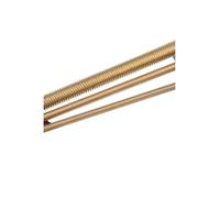 KSeSii Tige filetée en laiton M2 M2.5 M3 M4 M5 M6, boulon métrique en laiton, tige à filetage complet, goujon de barre(M6x250-1pcs)