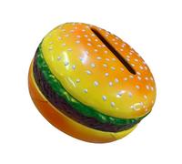 Ksikdeg Distributeur de serviettes amusant pour hamburger - Décoration de comptoir unique pour chambre à coucher, bureau, boîte à mouchoirs hamburger