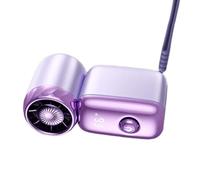 Ksikdeg Ventilateur à affichage numérique Compact avec 6 préférences et batterie rechargeable de 2400 mAh pour une utilisation intérieure et extérieure, ventilateur à canal éolien