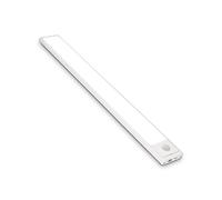 KSIX LED magnétique avec capteur de mouvement Sophia, batterie au lithium rechargeable, 30 cm, 150 lumens, lumière LED adhésive pour escalier, couloir, cuisine, garage, économie d'énergie