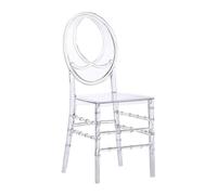 ksjdieunf Fauteuils de Bureau pour la Maison Chaise en Cristal et Bambou, Chaise Plastique Transparente for Salle de Mariage, Banquet, à Manger extérieure Salon et Loisirs