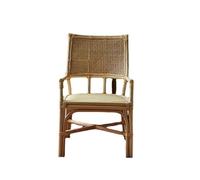 ksjdieunf Fauteuils de Bureau pour la Maison Chaise en rotin Vintage Harper Indonésie véritable médiéval Dossier Loisirs Chaise sous Balcon Paresseux garçon Nouveau Style Chinois Salon et Loisirs