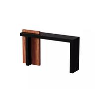 ksjdieunf Table d'appoint pour entrée Table Décorative Créative en Bois Massif for Salon, Console Longue Travertin for Mur D'entrée(A:120CM*35CM*85CM)