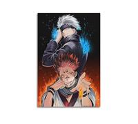 KSOXDAITIP Jujutsu Kaisen Poster décoratif sur toile - Impression d'art moderne pour chambre à coucher - 50 x 75 cm