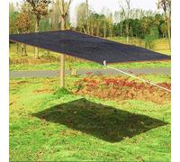 KSQP Filet d'ombrage pour Pergola Bâche Anti Chaleur Toile d'ombrage Imperméable 4x5 Filet D'isolation Thermique Filet D'intimité Balcon,black-3x7m