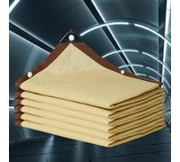 KSQP Filet Ombrage Microperforée Beige Voile ombrage Toile Pergola 4x3 Filet d'ombrage pour Plantes Bâche en, Filet De Protection Filet D'intimité,beige-3x4m