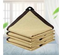 KSQP Voile d'ombrage 3x3 Blanc Filet Anti Chaleur Toile d'ombrage Rectangulaire 4x5 Rideau pour Pergola Tente D'ombrage Tissu,beige-5x7m