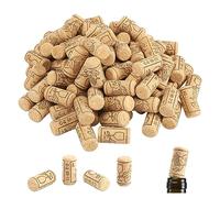 Ksrnsne Lot de 100 bouchons de vin en liège naturel pour le vin, pour le bricolage, la décoration et les loisirs