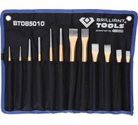 KSTOOLS BT085010 - Jeu de burins et chasses, 12pcs