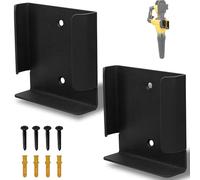 KSWLOR Support mural pour souffleur Flexvolt DeWalt 60 V, support mural pour souffleur de feuilles compatible uniquement avec les modèles 3017-20, porte-outils et crochet DCBL772 (2, noir)
