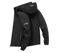 Kswlwccpp Veste Softshell Homme, 2025 Veste Imperméable Homme - Automne Hiver Vestes Softshell Travail Matelassée Blouson Randonnée Legere Manteau M-4XL