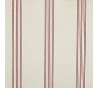 Kt KILOtela - Tissu Toile Fil Teint, Décoration Intérieure, Assises de Fauteuils, Rideaux, Coussins, Galettes de Chaises, 100 cm Longueur x 280 cm Largeur, Rayures de 5 cm, Grenat - 1 Mètre