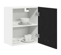 KTHLBRH Armoire suspendue Lyon 2 pièces chêne noir 50 x 31 x 60 cm | Bois multicouche, grand espace, étagère de table, design moderne, facile d'entretien