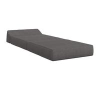 KTHLBRH Canapé-lit pliable gris foncé 60 x 70 x 41 cm tissu | 100 % polyester, mousse, charnière, 2 en 1, intérieur, 160 x 60 x 12 cm