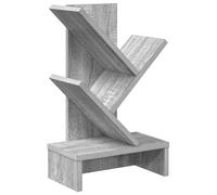 KTHLBRH Étagère arbre 3 niveaux 30 x 18 x 48 cm Sonoma Gris | Bois élaboré, étagères ouvertes, convient pour bureau, canapé-lit, nettoyage facile, décoratif, peu encombrant