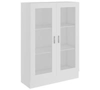 KTHLBRH Étagère décorative pour salon, bibliothèque, bureau, vitrine, blanc, 82,5 x 30,5 x 115 cm, matériau en bois pour livres, salon, bureau, bureau