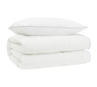 KTHLBRH Fulda Lot de 2 couettes en plumes d'oie 90 % 137 x 200 cm Blanc | Garnissage 90 % plumes d'oie, housse 100 % coton, 310 g/m², 3,02 kg, toutes saisons, coussin inclus, certifié Oeko-Tex