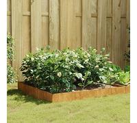 KTHLBRH Jardinière surélevée en Acier Corten résistant aux intempéries pour Jardin, Balcon ou Patio - Bac Profond sans Fond pour Plantes, légumes et Fleurs - Matériau anticorrosif
