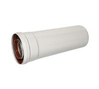 KTUXZCI Conduit de cheminée pour poêle à Bois, Tube d'évacuation des fumées, pour Le Camping et Les activités de Plein air. Alliage d'aluminium de, Blanc, 50 cm