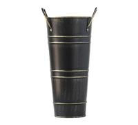 KUAIYIJU Porte-parapluie en métal avec poignée, cube vintage pour parapluie, vase décoratif, pot de fleurs, étagère de rangement pour la maison ou le salon