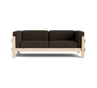 Normann Copenhagen Canapé Kube Pin de sapin laqué-tissu Remix 356 Brown. 220 cm