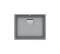 Kubus 2 KNG 110-52 Fragranit+ Évier de cuisine sous-plan Pierre grise