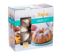 DECORA 0080112 MOULE A GATEAU Ø 24 X 10 H CM GAIA EN ALUMINIUM MOULE SOUS PRESSION
