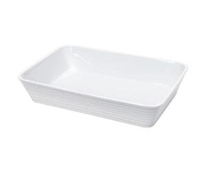 KUCHENPROFI Plat rectangulaire en porcelaine - 20x12x6 cm - Blanc