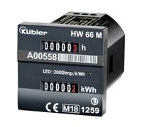 Kübler Group HW66 M 230 VAC 3.56M.201.075 Compteur d'énergie monophasé mécanique 16 A conformité MID: oui 1 pc(s)