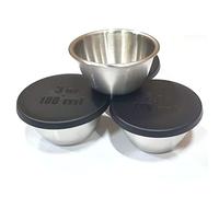 Küchenprofi 0912112804 Lot de 4 pots à épices en acier inoxydable 18/8 100 ml