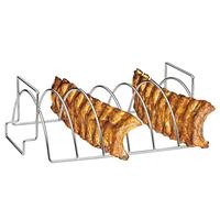 Küchenprofi 1066532800 BBQ-Spare Ribs et à rôti Rack, acier inoxydable, 38 x 25,5 x 12,5 cm