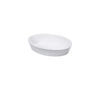 Plat à four ovale - KUCHENPROFI - 30 cm - Porcelaine - Blanc - Compatible lave-vaisselle