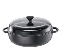 Küchenprofi Bauernpfanne mit Glasdeckel, 24 cm classic black 402551024 4007371061476