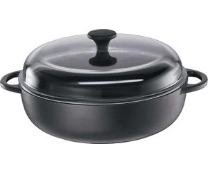 Küchenprofi Bauernpfanne mit Glasdeckel, 28 cm classic black 402551028 4007371056724