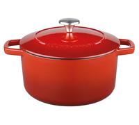 Küchenprofi Bratentopf BRETAGNE rund, 24 cm rot 431000424 4007371074278