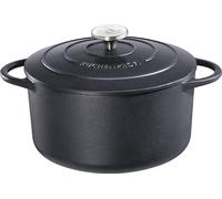 Küchenprofi Bratentopf rund, 22 cm schwarz PROVENCE