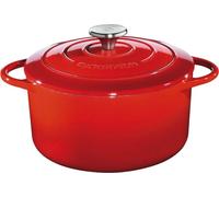 Küchenprofi Cocotte en fonte avec couvercle rouge 4,2 litres