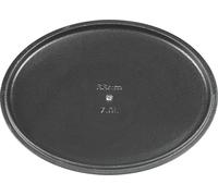 KÜCHENPROFI Cocotte ovale en fonte avec couvercle 7 litres 33x12,9cm noir